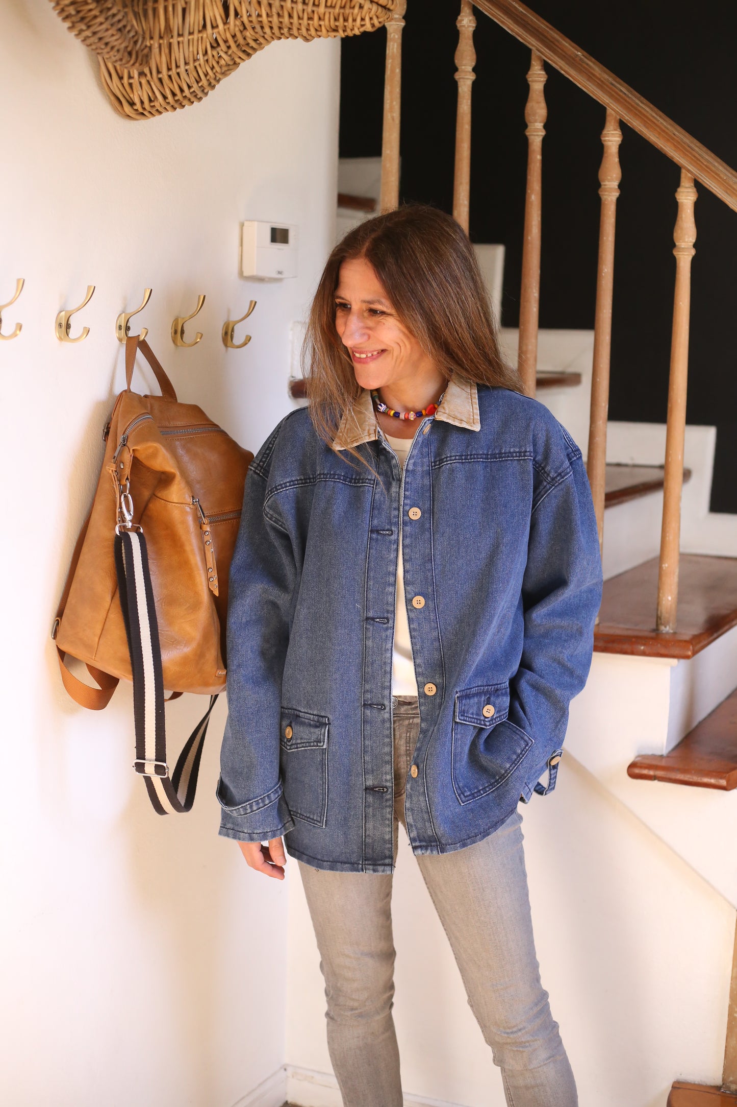 Chaqueta Angeles Jeans Azul