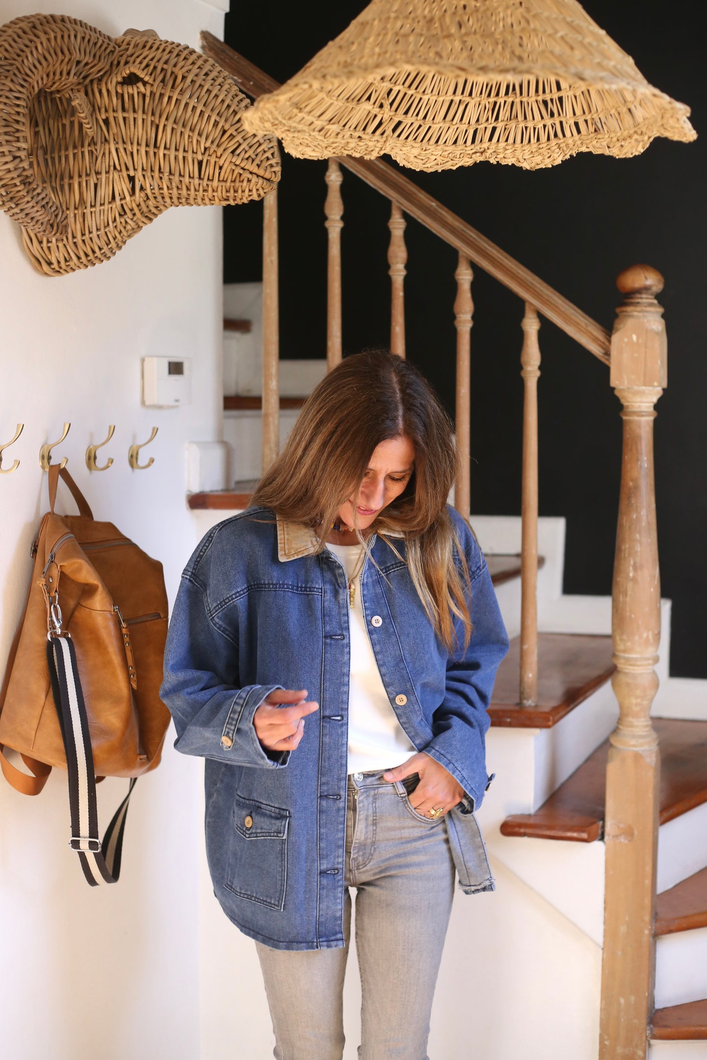 Chaqueta Angeles Jeans Azul