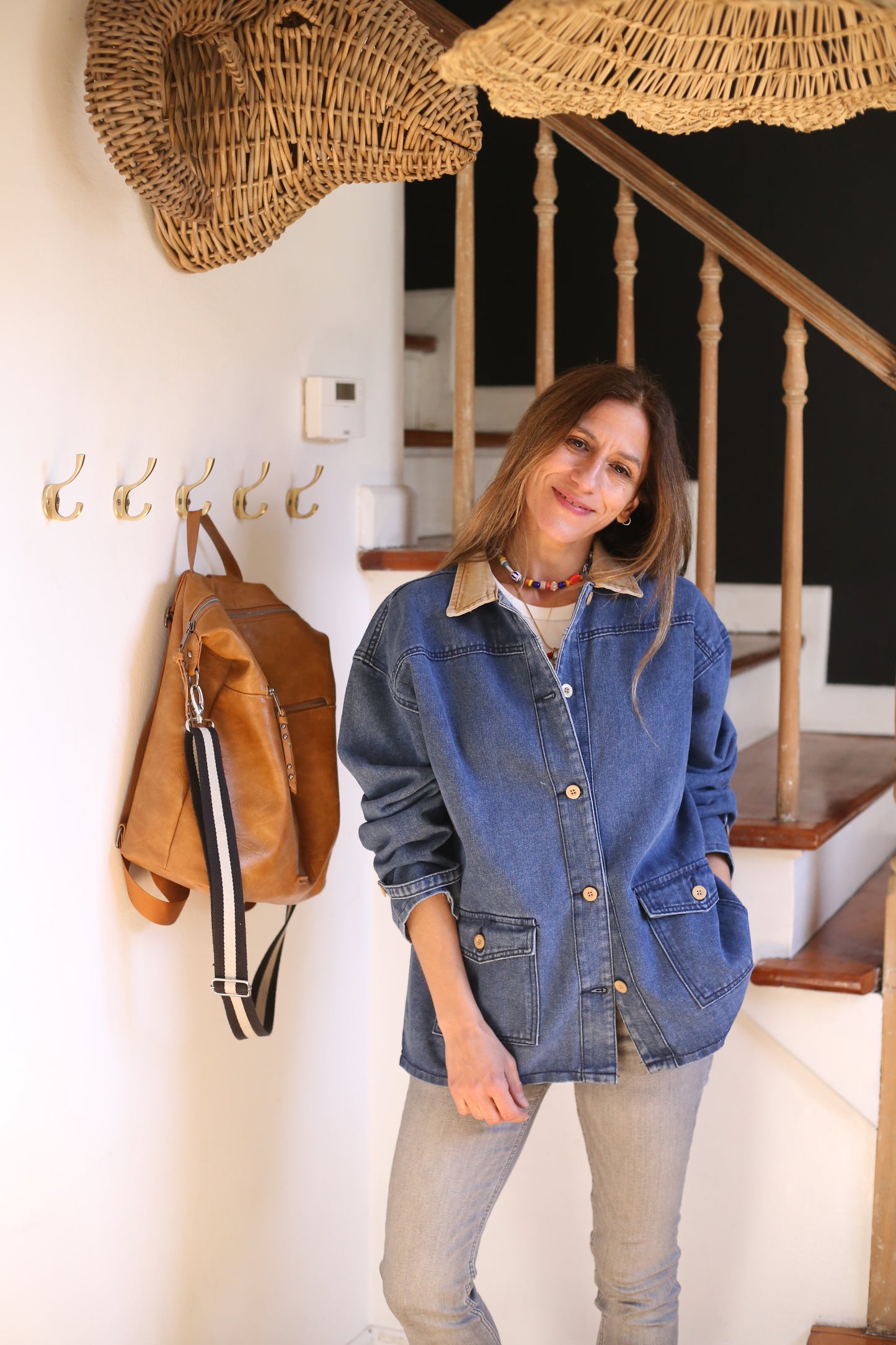 Chaqueta Angeles Jeans Azul