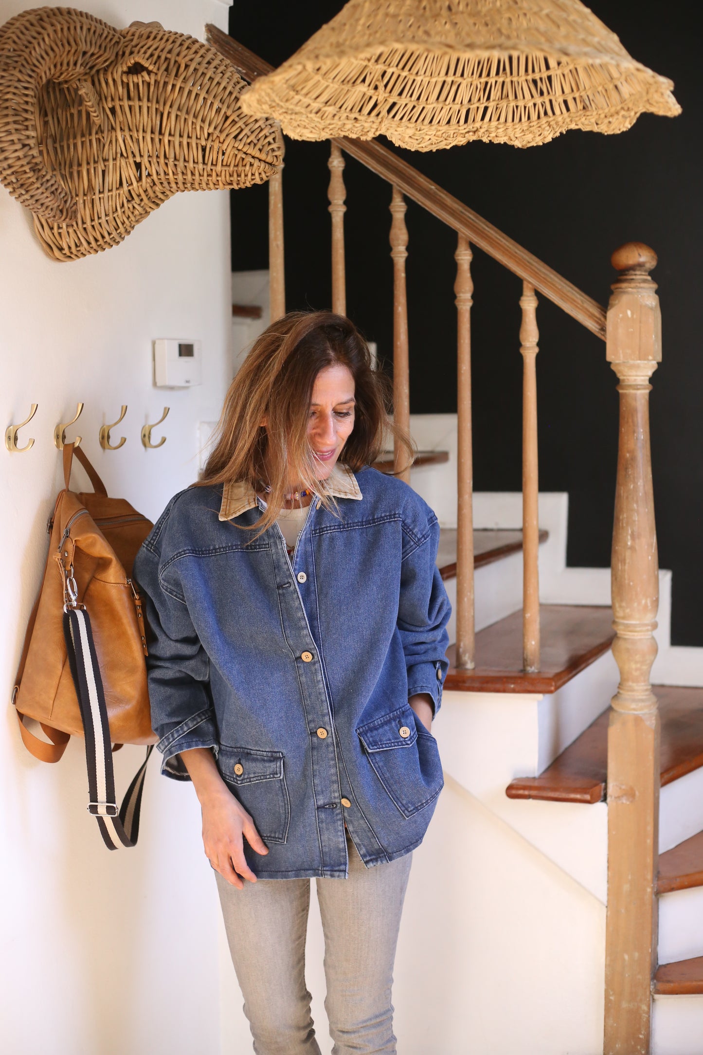 Chaqueta Angeles Jeans Azul