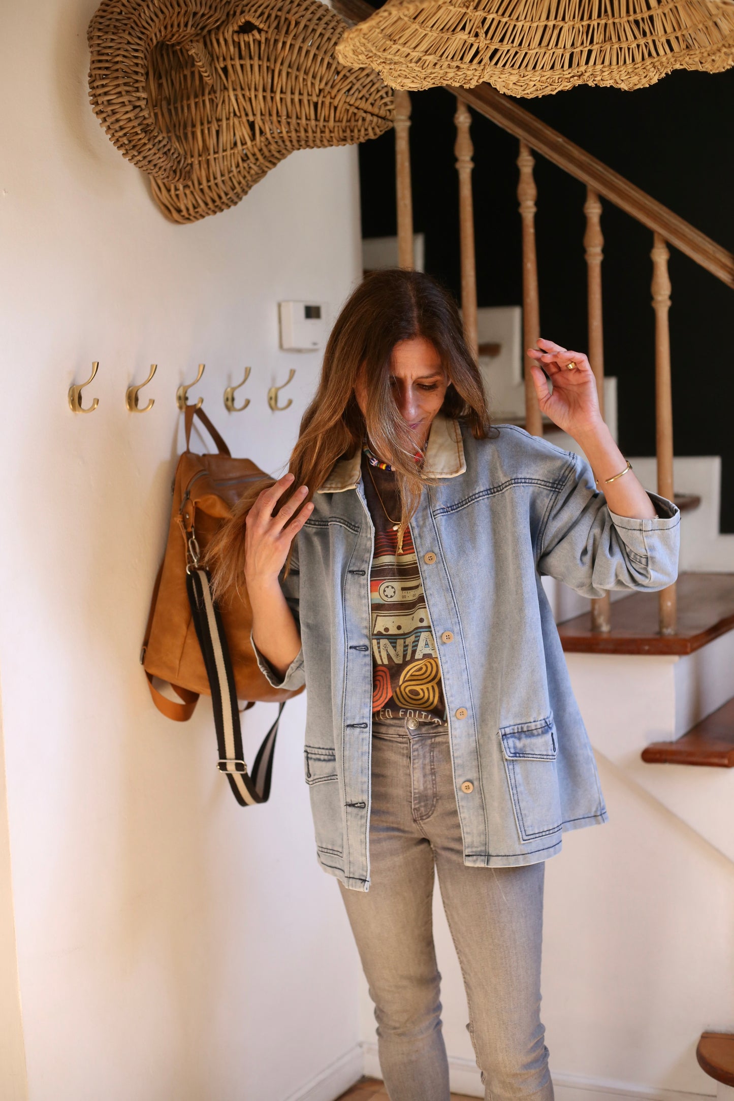 Chaqueta Angeles Jeans Celeste