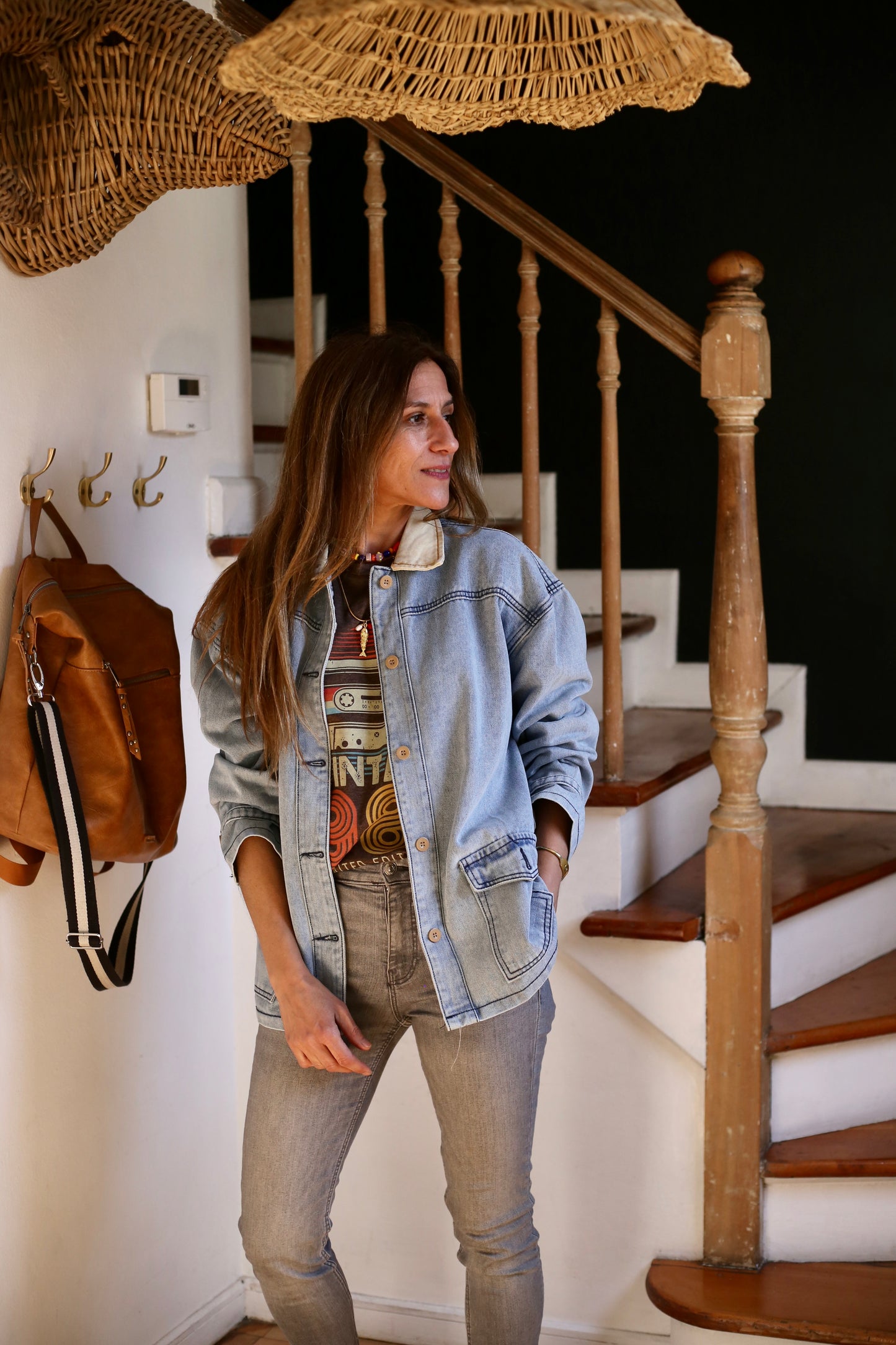 Chaqueta Angeles Jeans Celeste