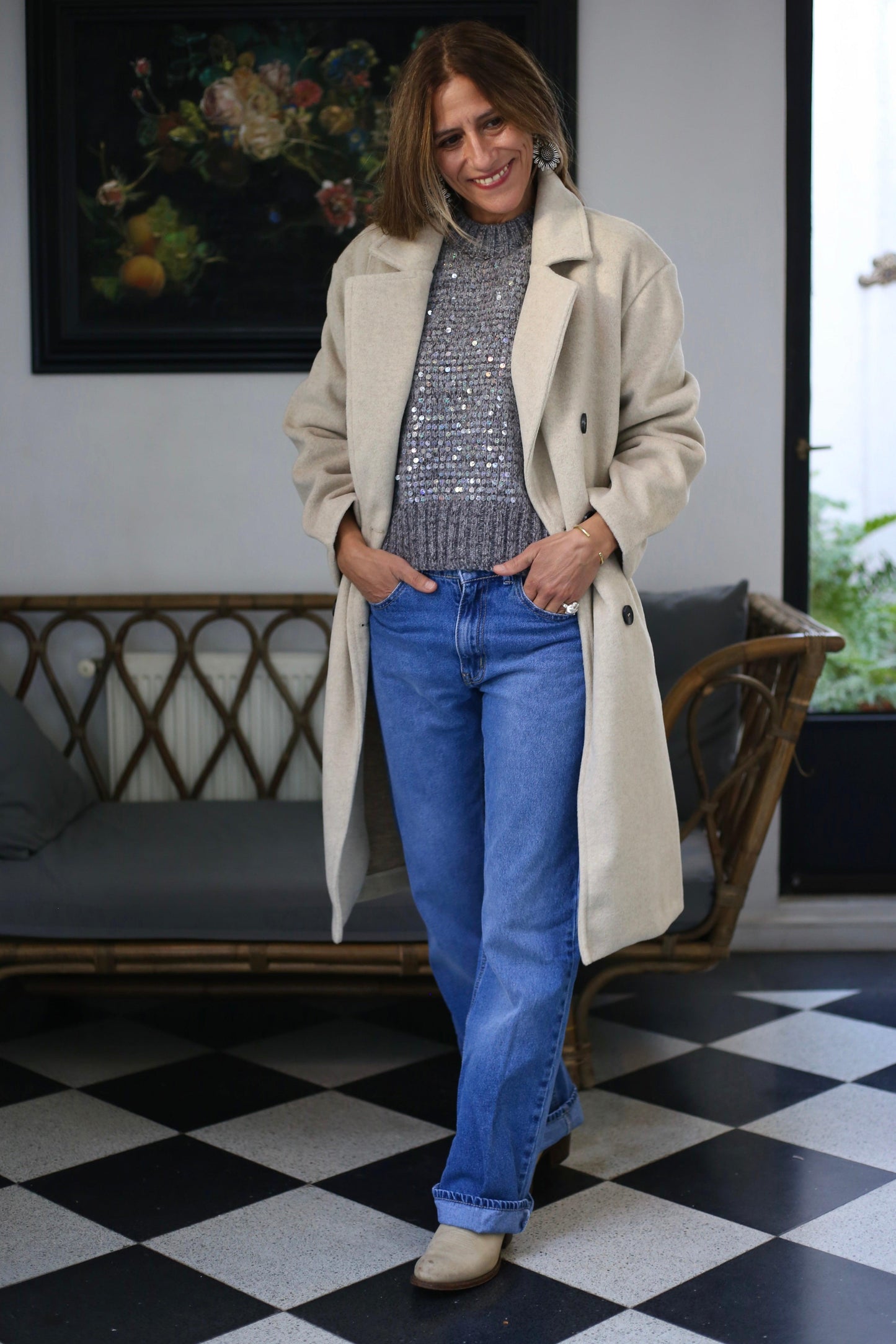 SWEATER AMANDA GRIS. - Quemepongo