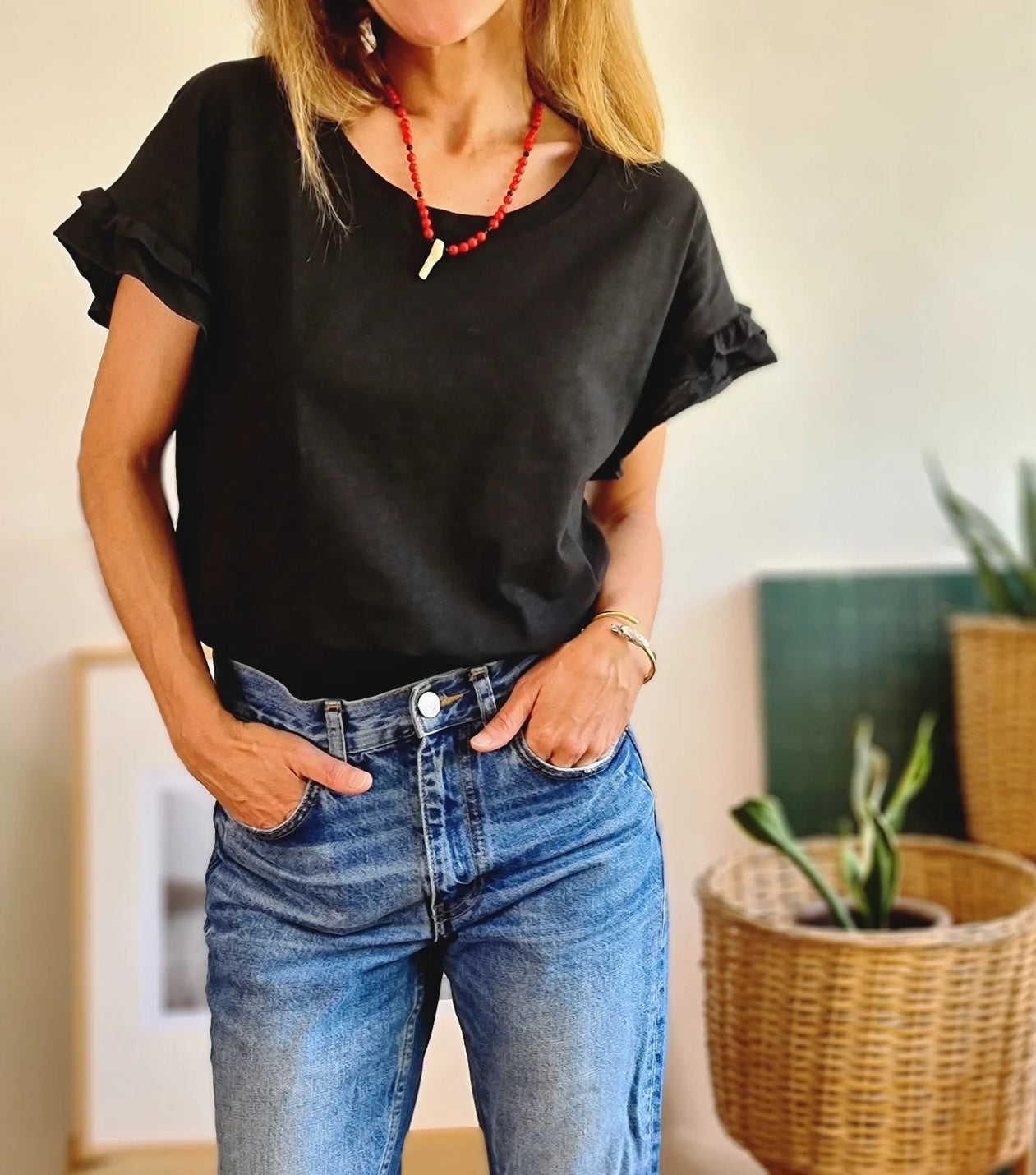 POLERA ANTONIA NEGRA -25% DE DCTO.