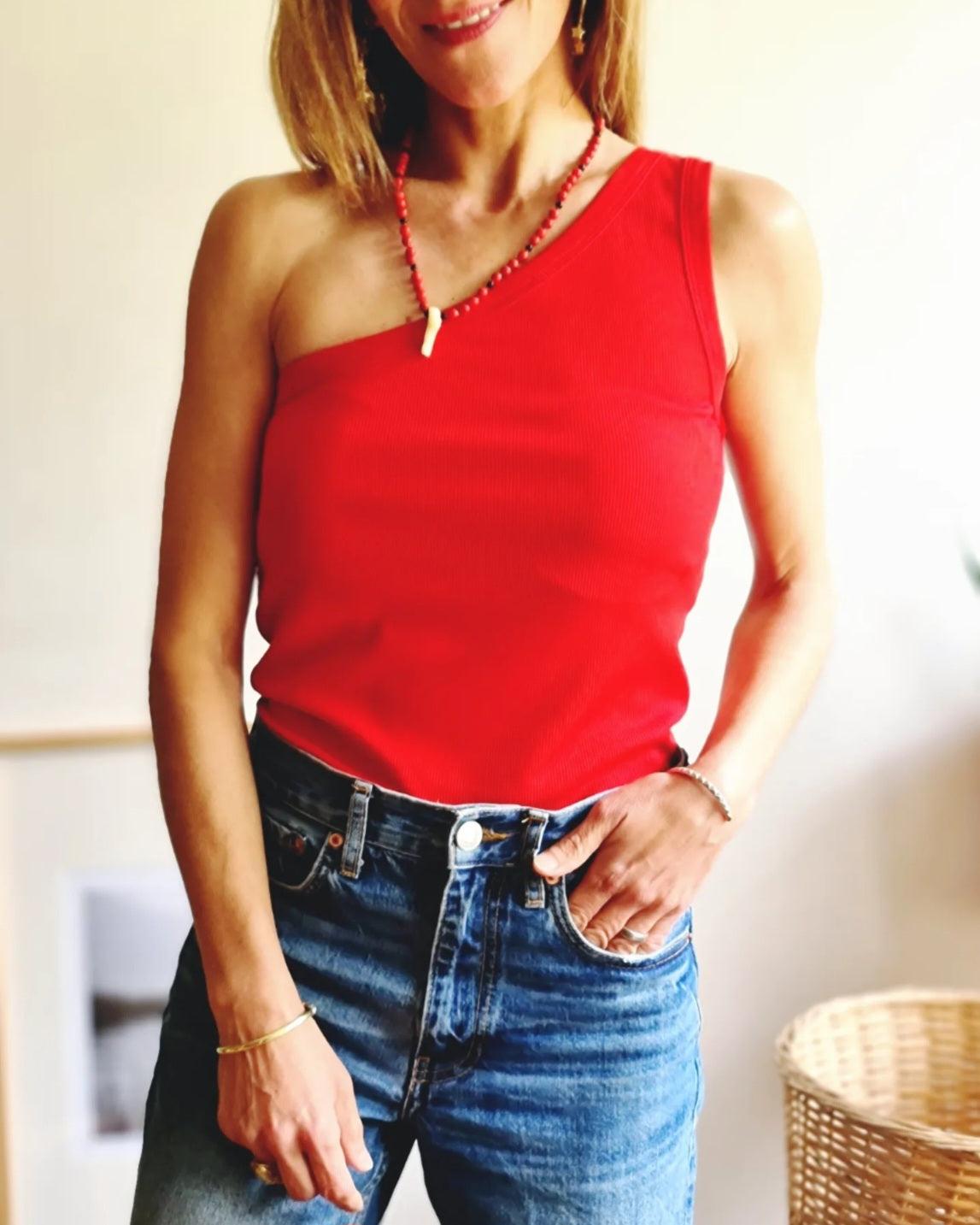 POLERA JESÚS ROJA -20% DE DCTO. - Quemepongo