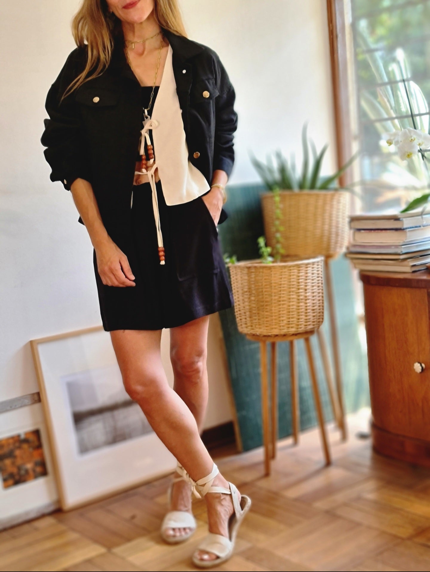 SHORT FATIMA NEGRO -40% DE DCTO.