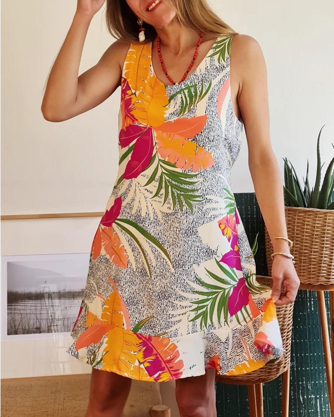 VESTIDO AMANDA FUCSIA -80% DE DCTO. - Quemepongo