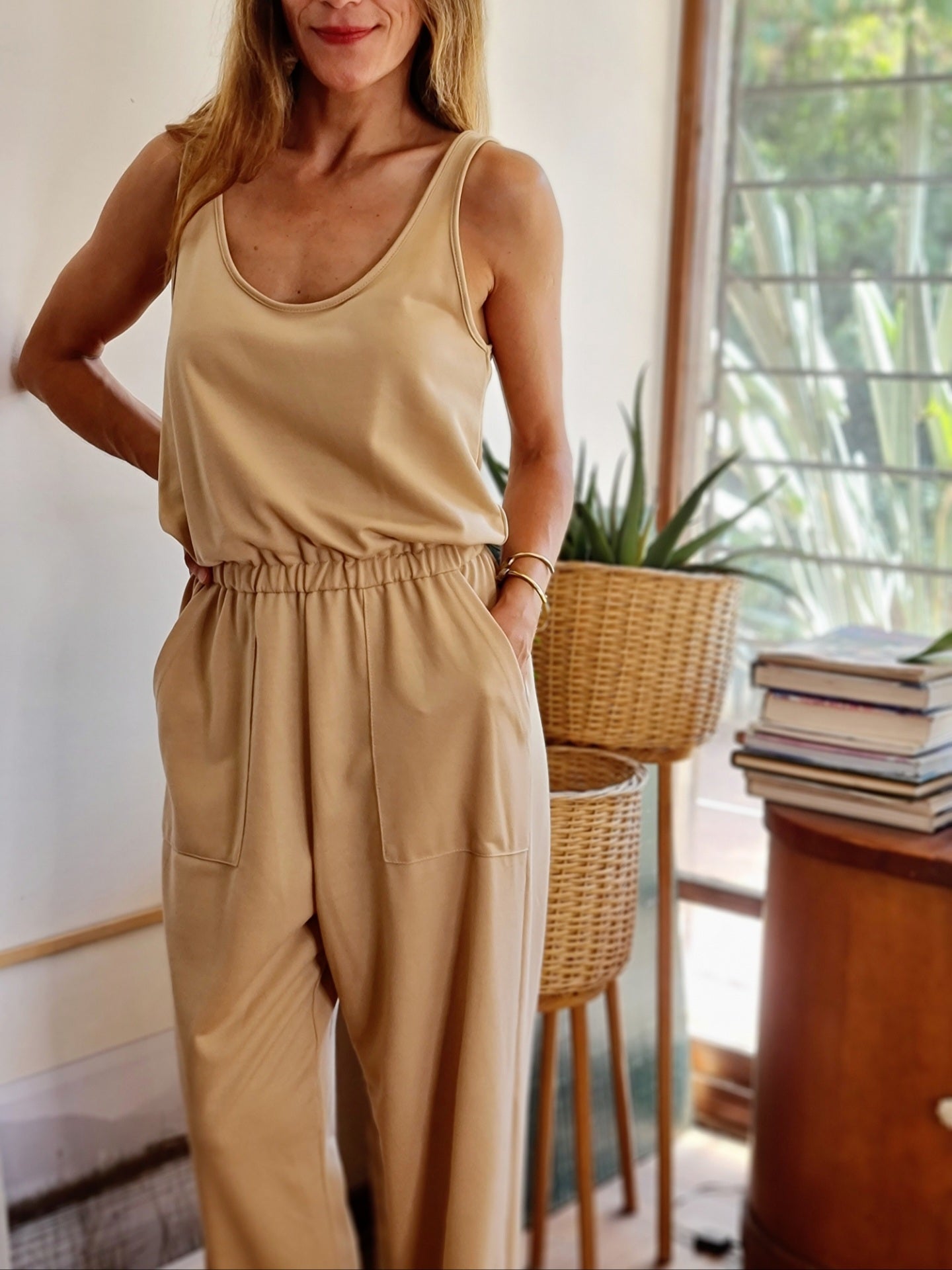 ENTERITO MOIRA BEIGE -50% DE DCTO.