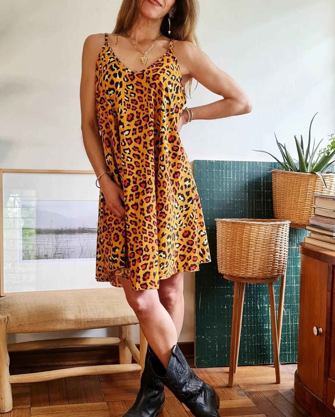 VESTIDO PRINT LUCUMA -70% DE DCTO. - Quemepongo