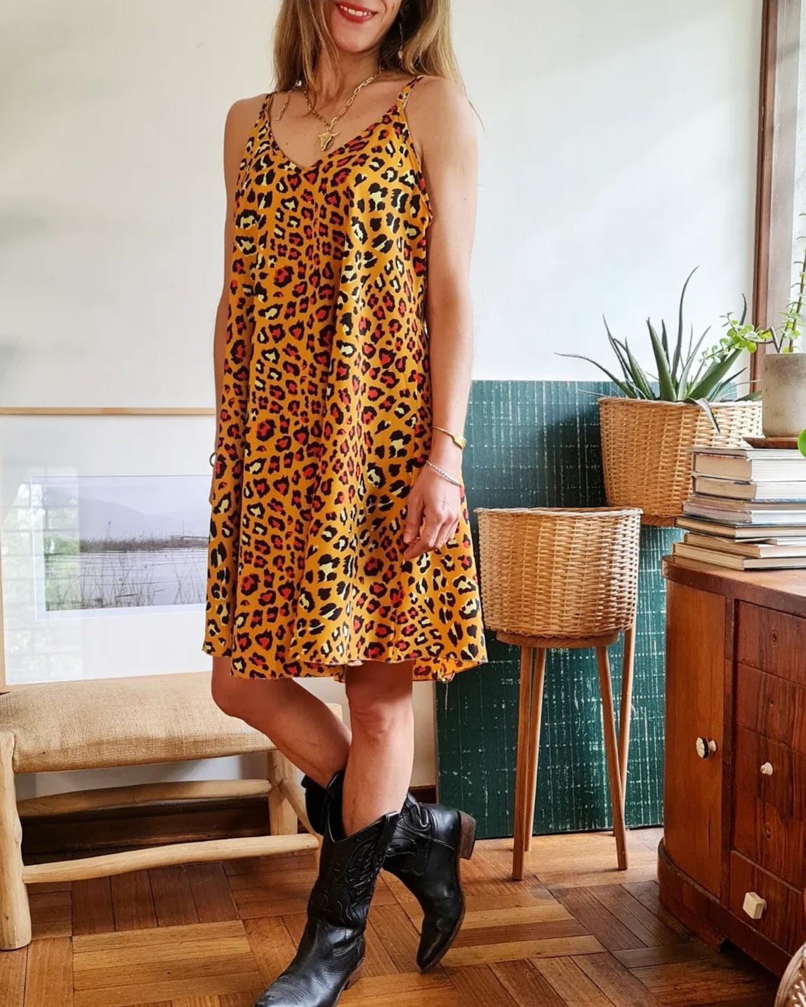 VESTIDO PRINT LUCUMA -70% DE DCTO. - Quemepongo