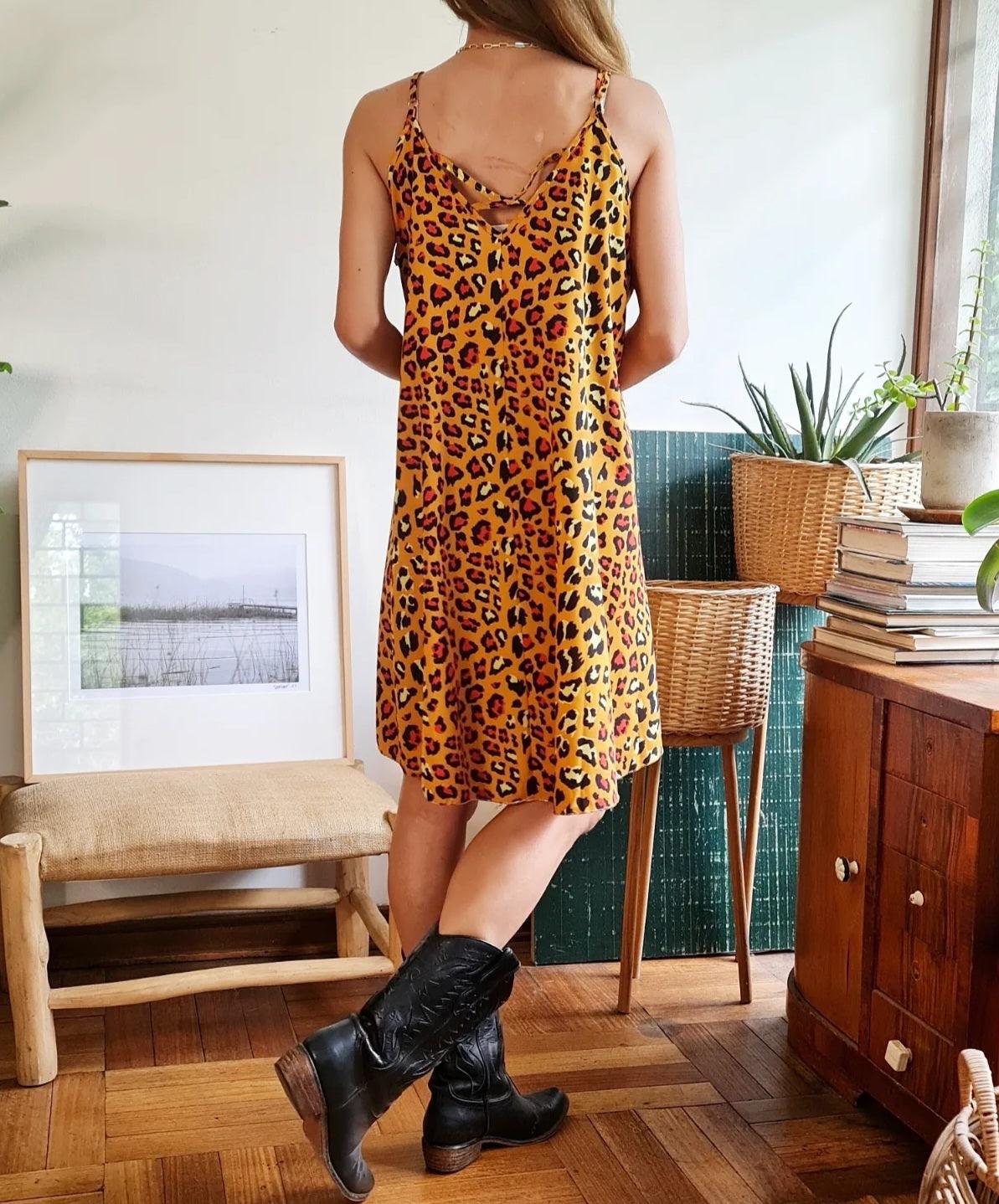VESTIDO PRINT LUCUMA -70% DE DCTO. - Quemepongo