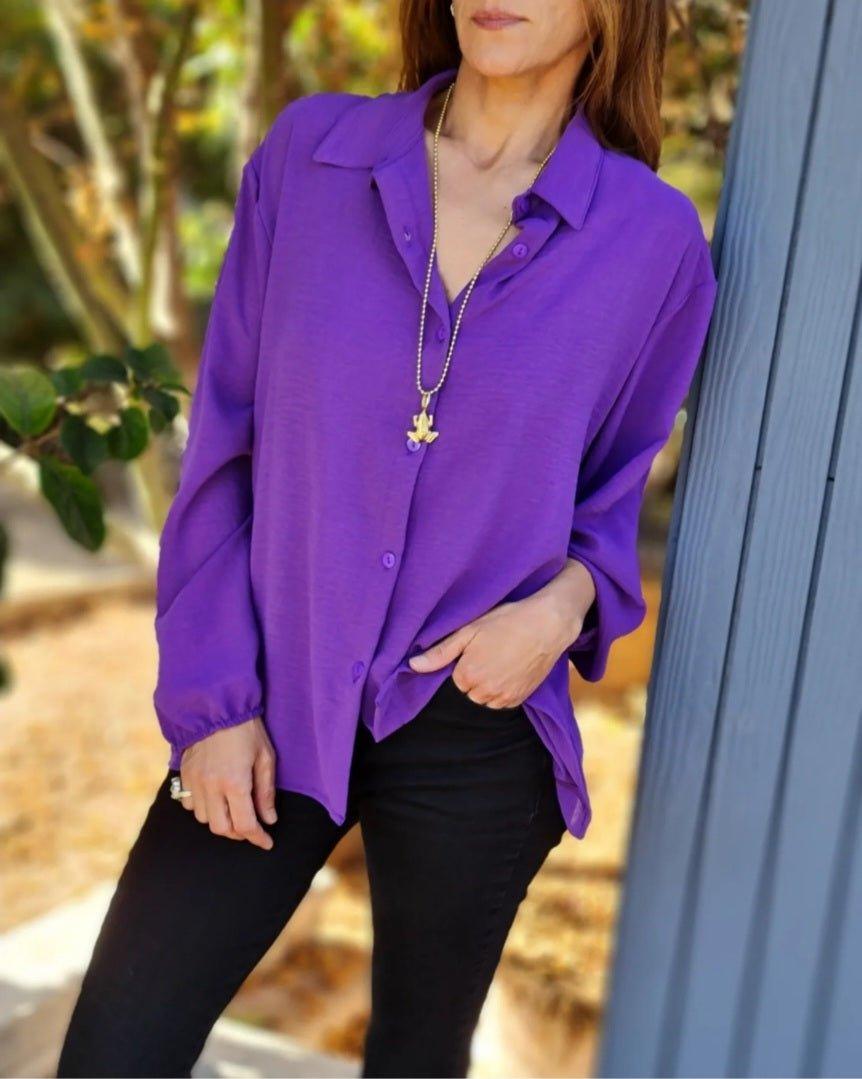 Blusa Alma Morada - Queme Pongo Tienda