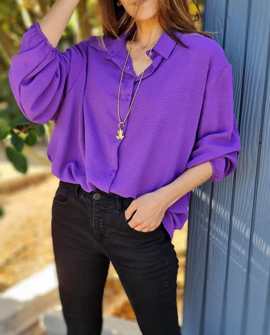 Blusa Alma Morada - Queme Pongo Tienda