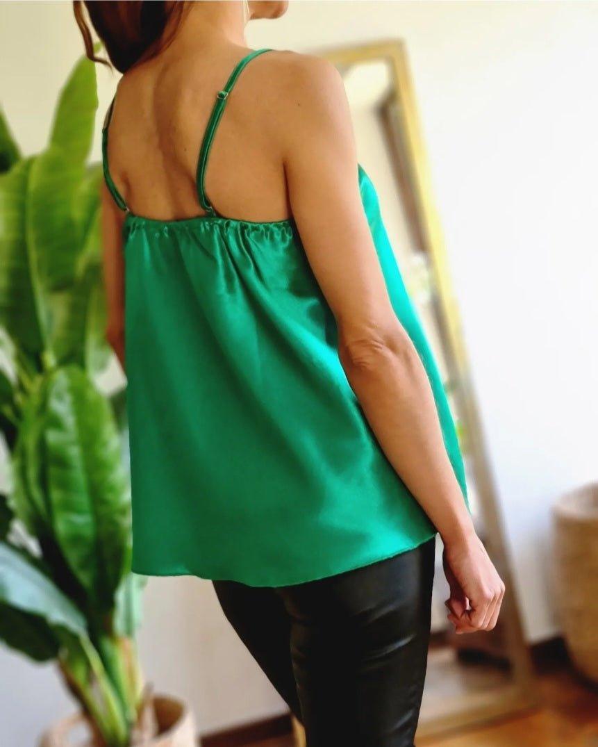 Blusa Rita Verde - Queme Pongo Tienda