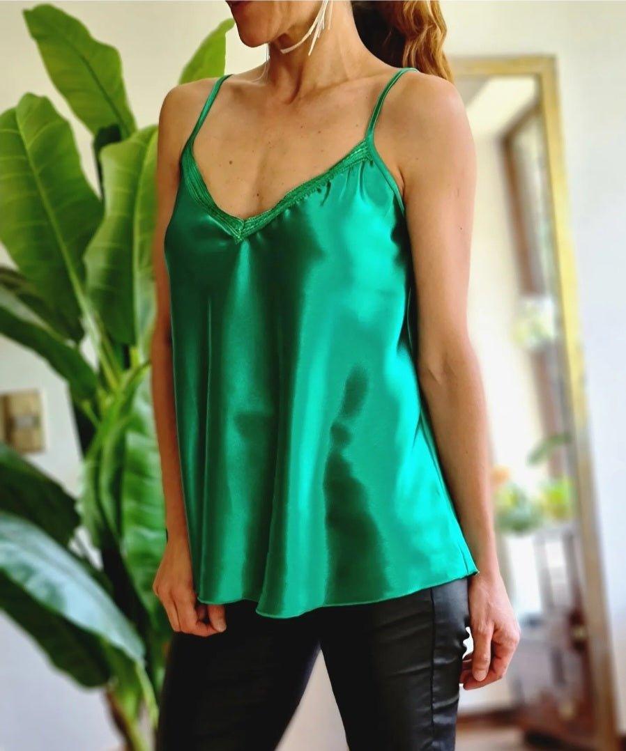 Blusa Rita Verde - Queme Pongo Tienda