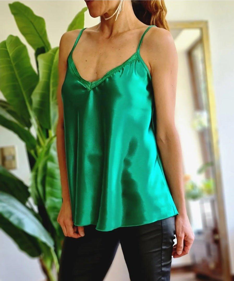 BLUSA RITA VERDE -70% DE DCTO. - Quemepongo