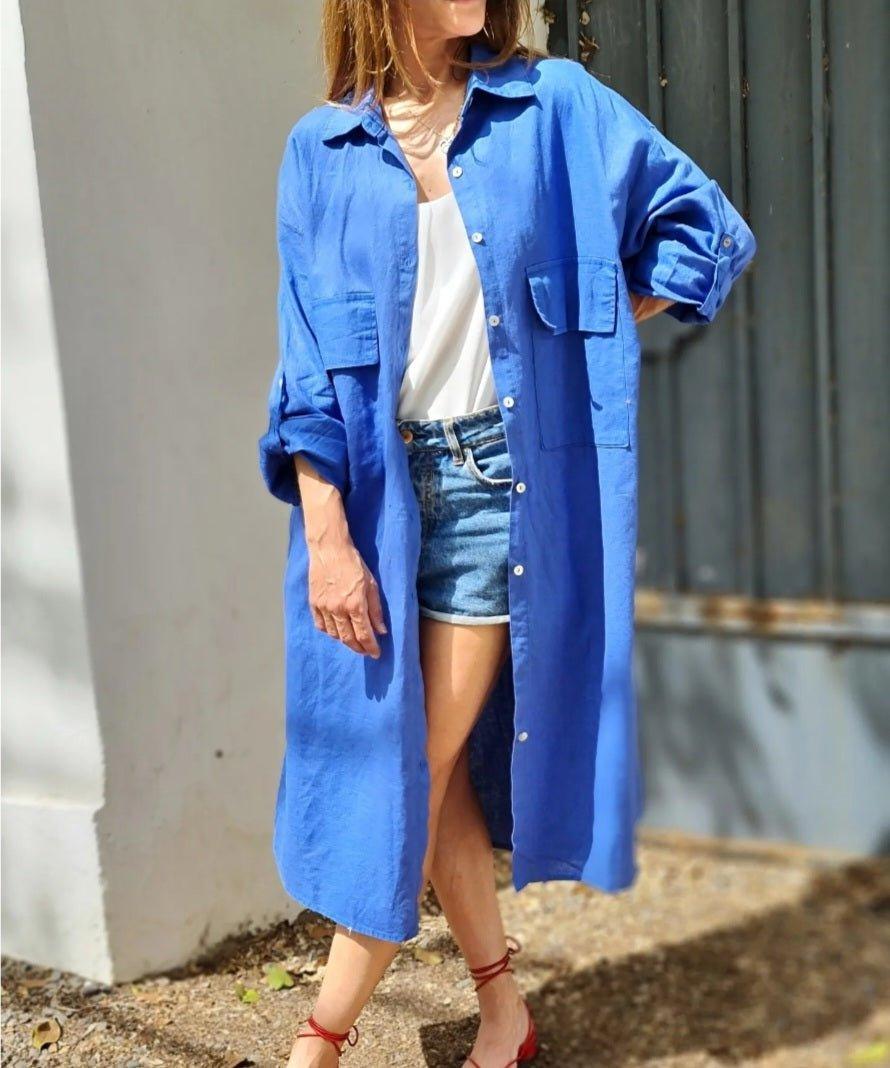 Blusas Largas Bluson Juvenil Bluson Lino