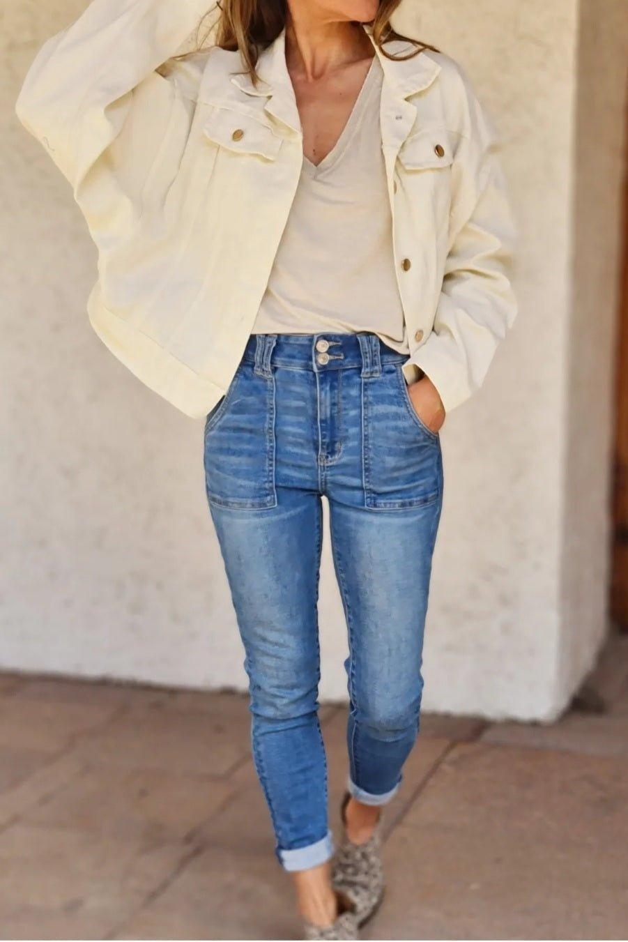 CHAQUETA FILIPA JEANS 3 COLORES -60% DE DCTO.. - Quemepongo