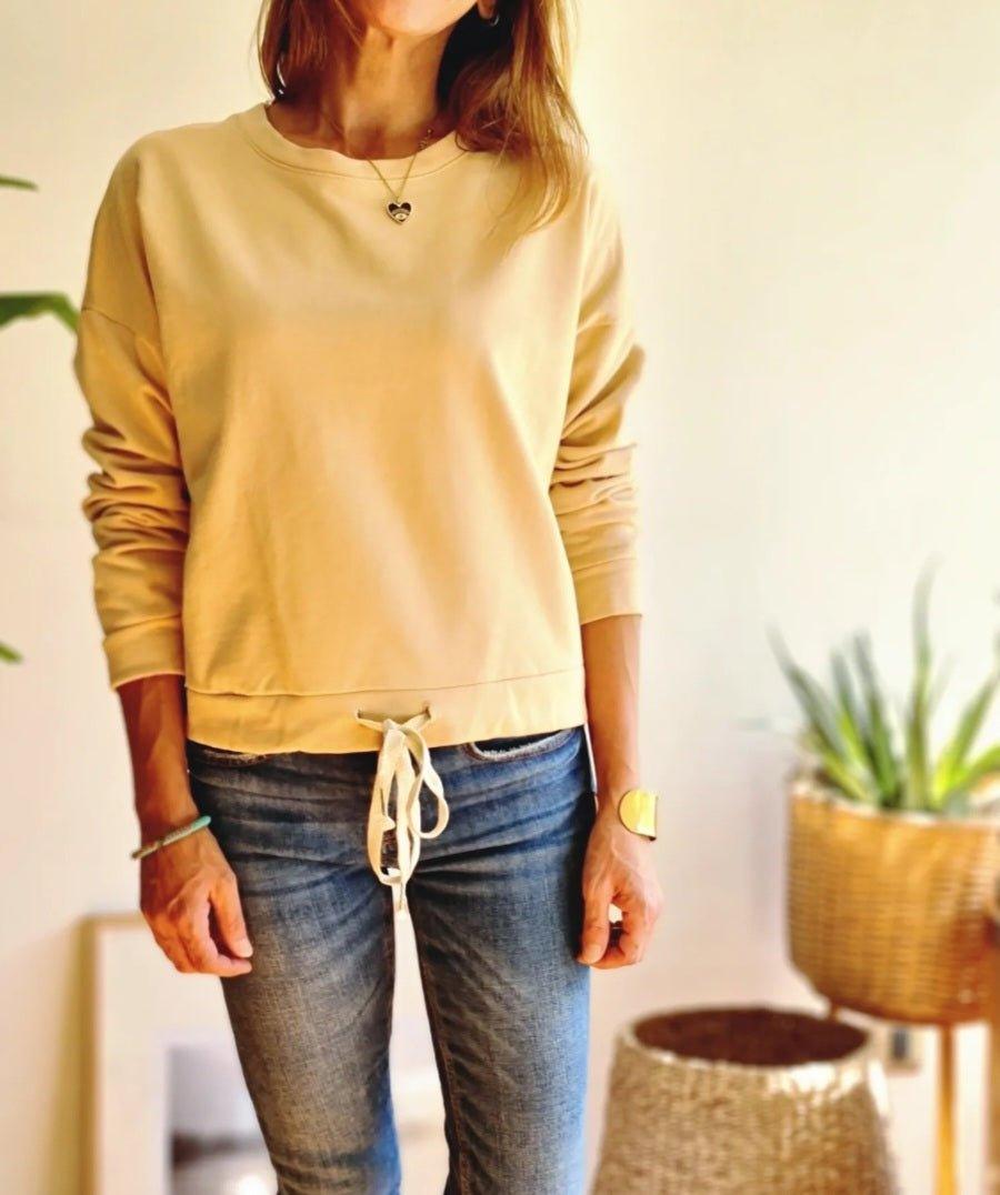 Poleron Basico Beige - Queme Pongo Tienda