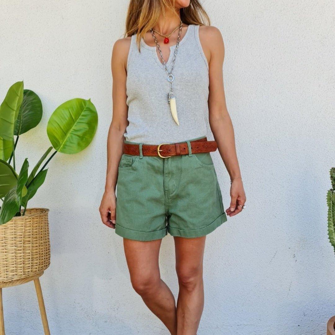 SHORT JEANS GABY 2 COLORES -35% DE DCTO. - Quemepongo