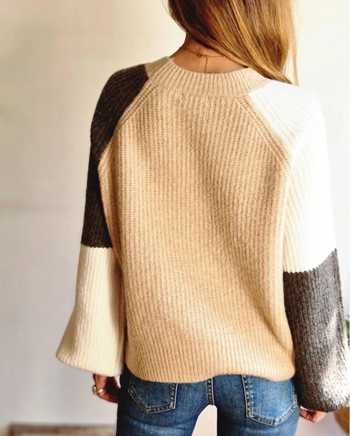 Sweater Ester Camel - Queme Pongo Tienda