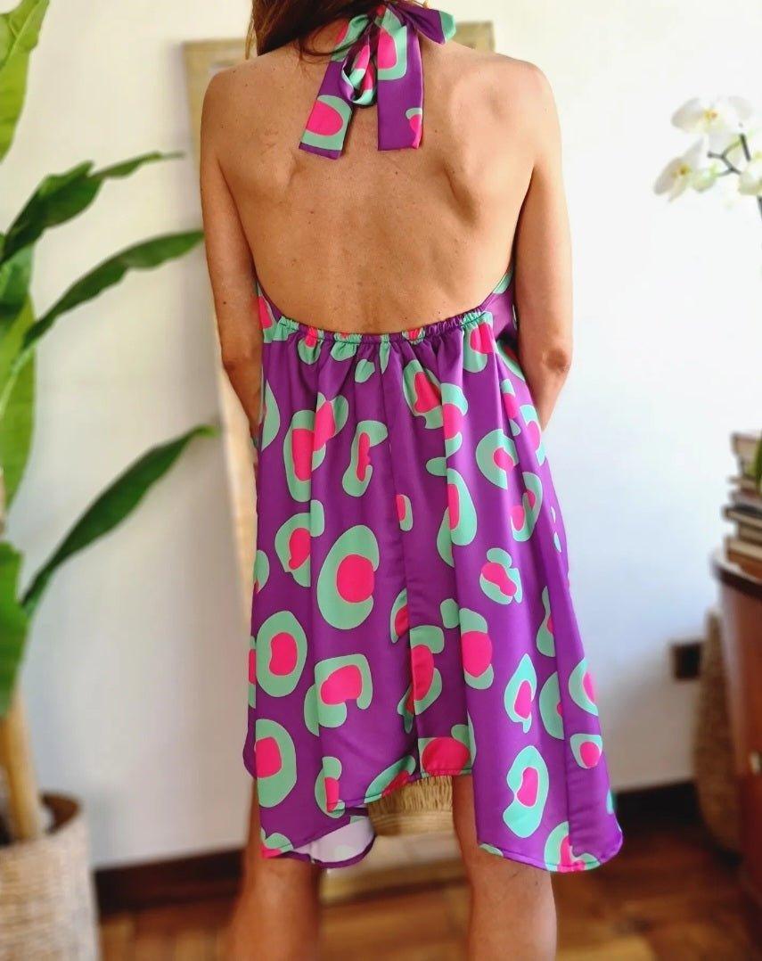 VESTIDO ASUNCIÓN MORADO -60% DE DCTO. - Quemepongo