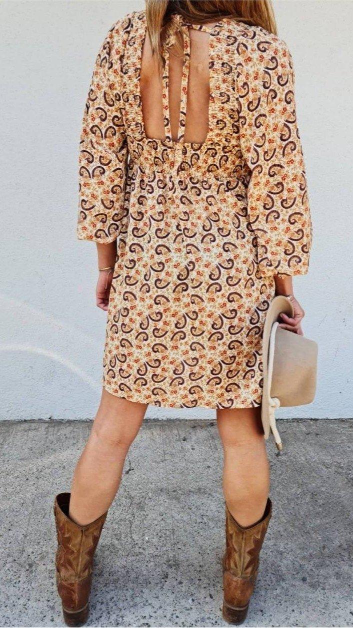 VESTIDO CAMELIA VAINILLA -60% DE DCTO. - Quemepongo