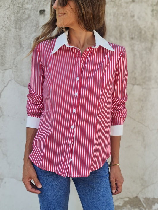 BLUSA REINA ROJA.