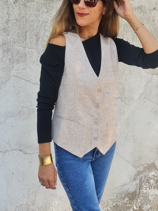 GILLET ESPIGA BEIGE.