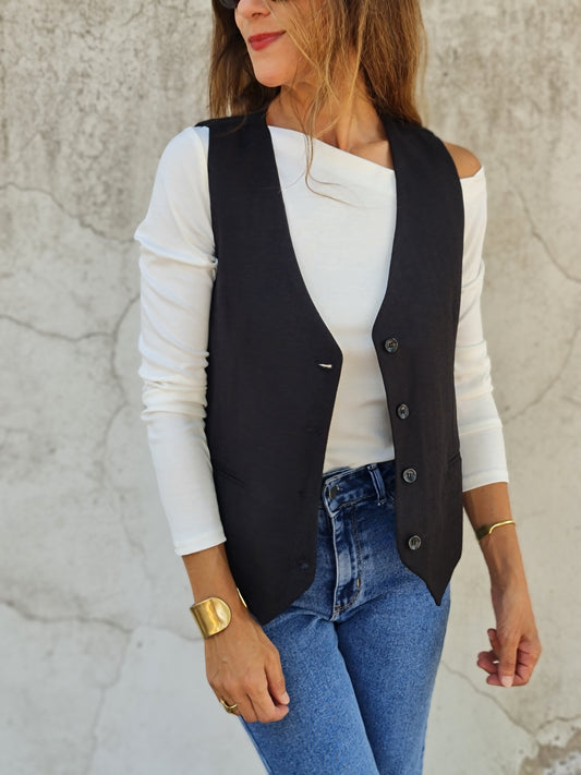 GILLET ESPIGA NEGRO.