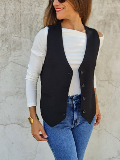GILLET ESPIGA NEGRO.