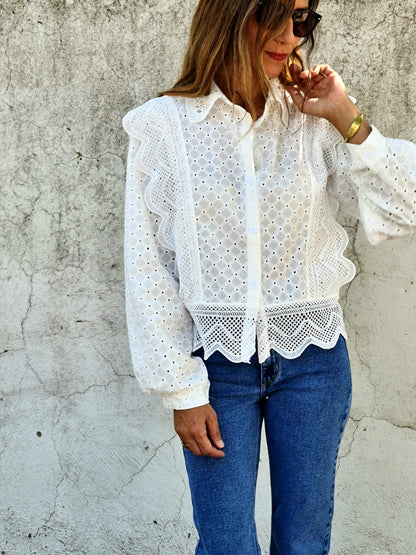 BLUSA MAGNOLIA BLANCA.