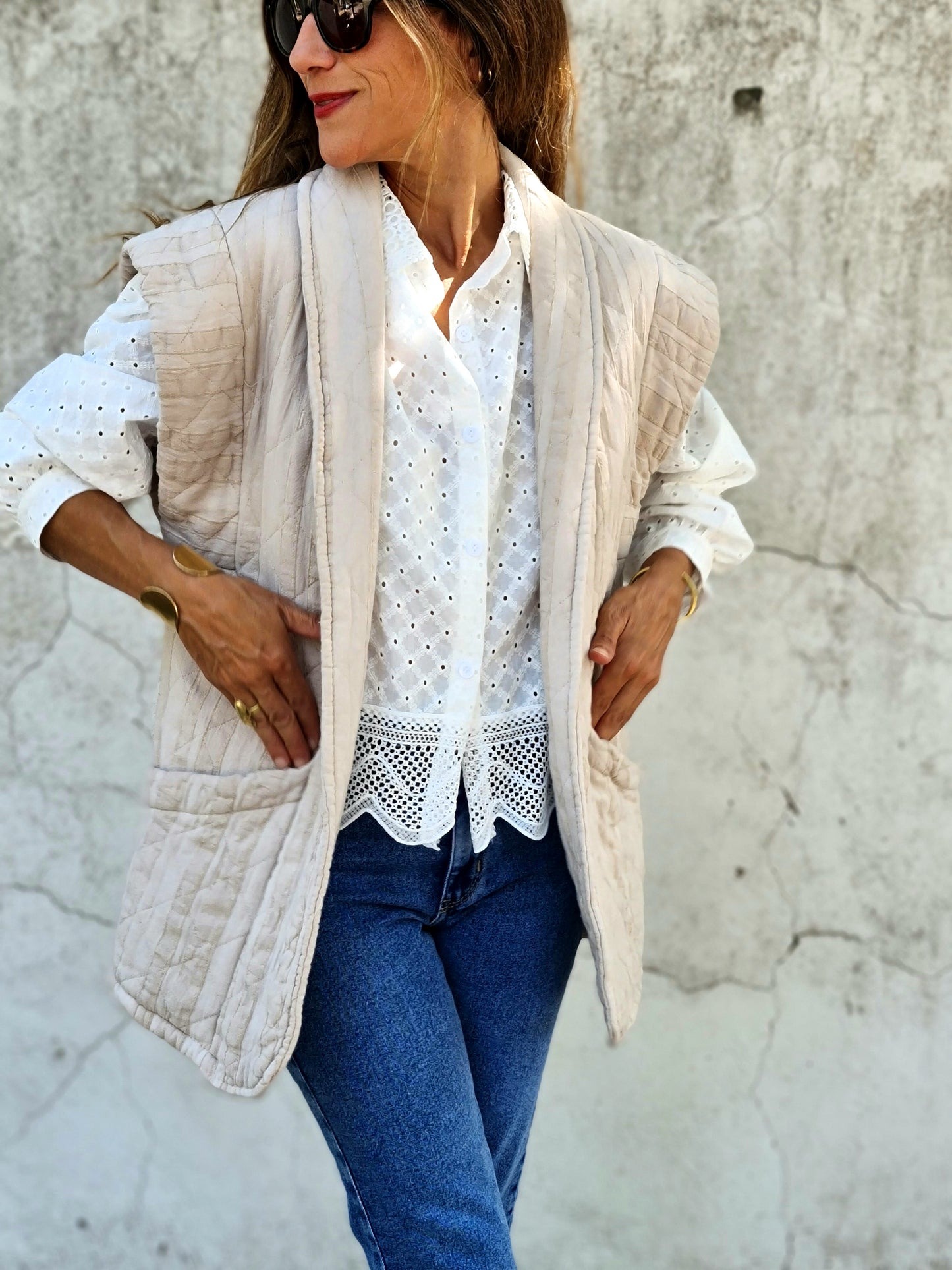 BLUSA MAGNOLIA BLANCA.