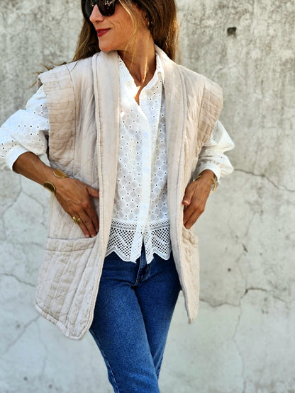 BLUSA MAGNOLIA BLANCA.