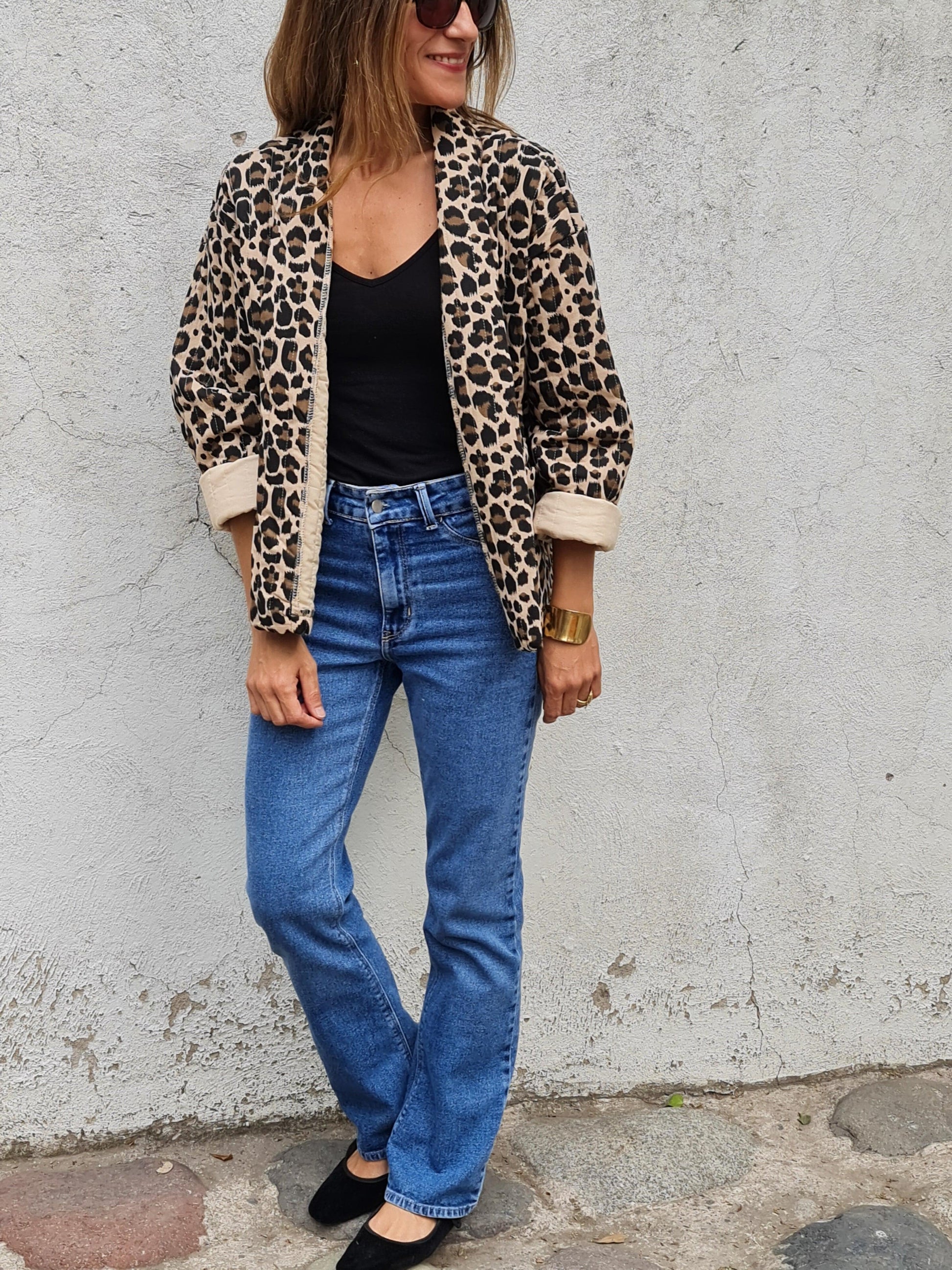 CHAQUETA PRINT CAMEL. - Quemepongo