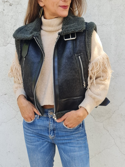 CHAQUETA CHIPORRO VERDE.