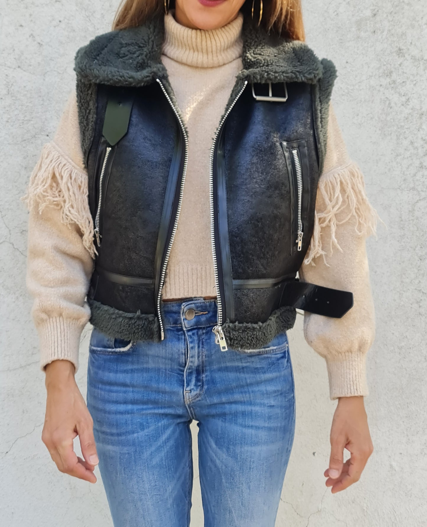 CHAQUETA CHIPORRO VERDE.
