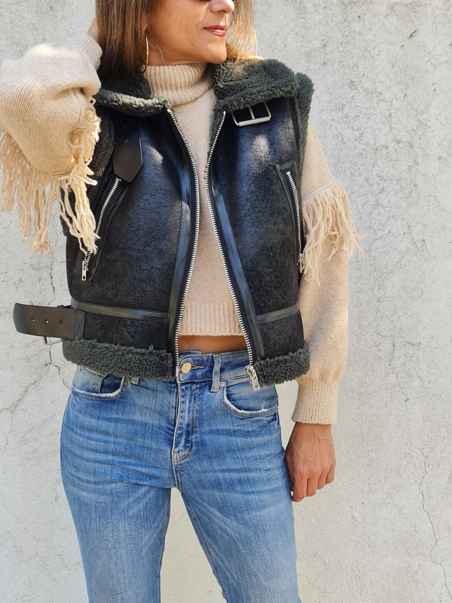 CHAQUETA CHIPORRO VERDE.