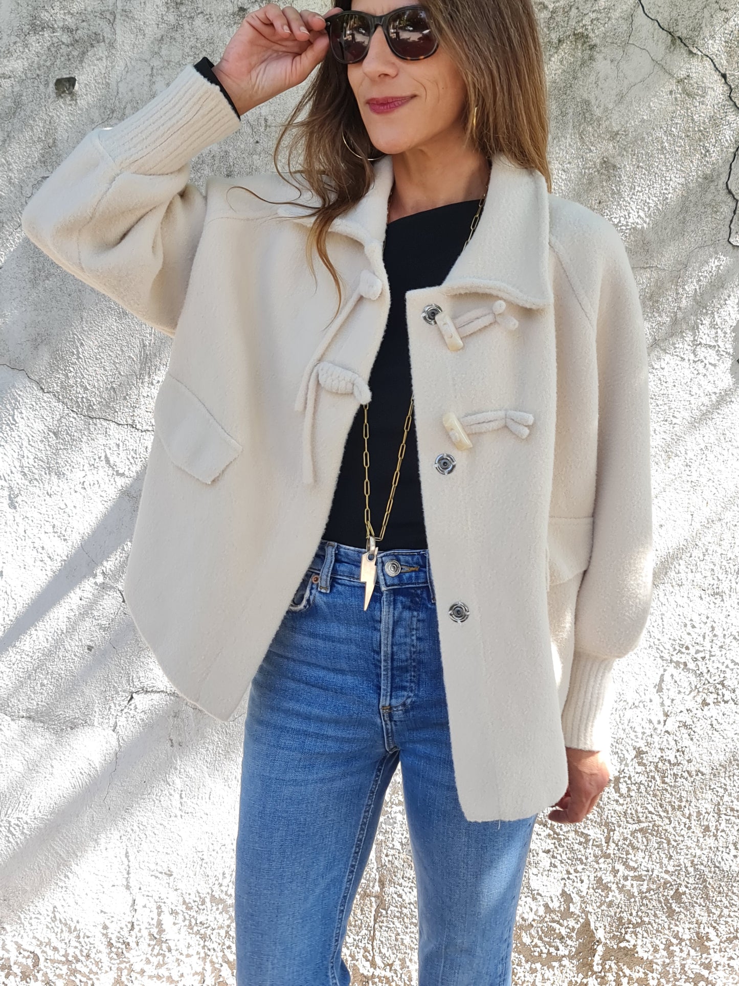 CHAQUETA/CAPA MAITE CRUDO.