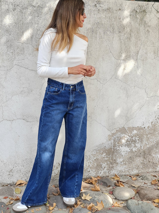 JEANS AGUSTINA AZUL.