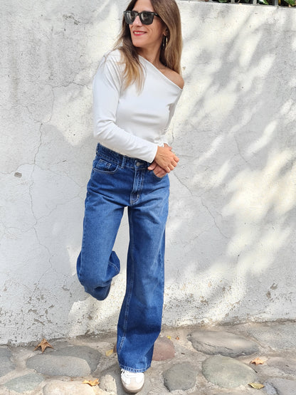 JEANS AGUSTINA AZUL.