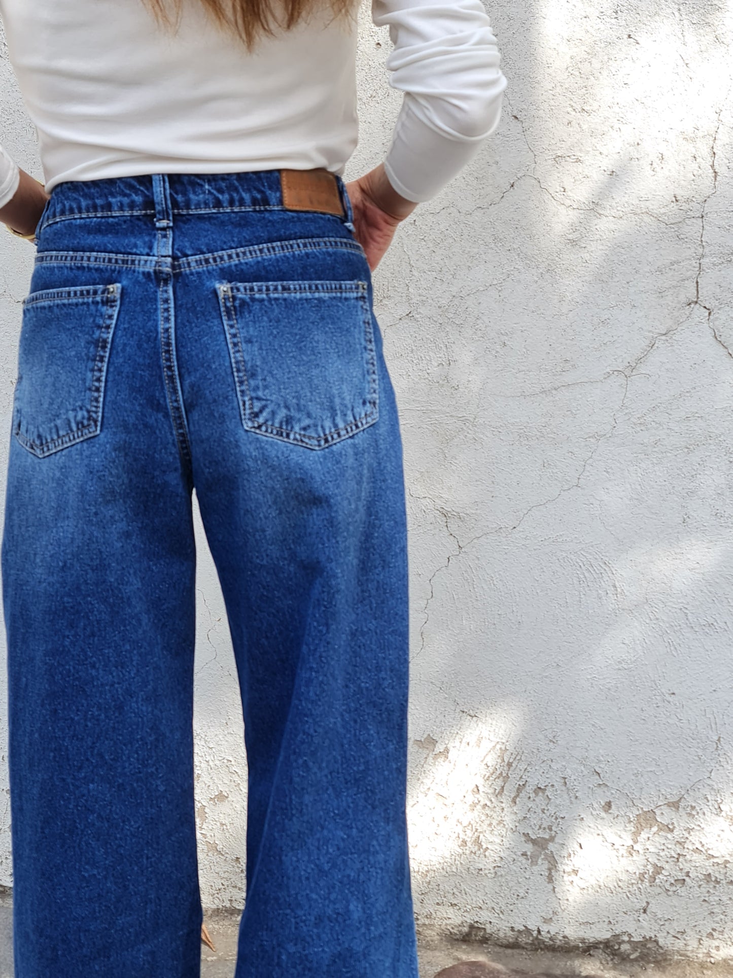JEANS AGUSTINA AZUL.