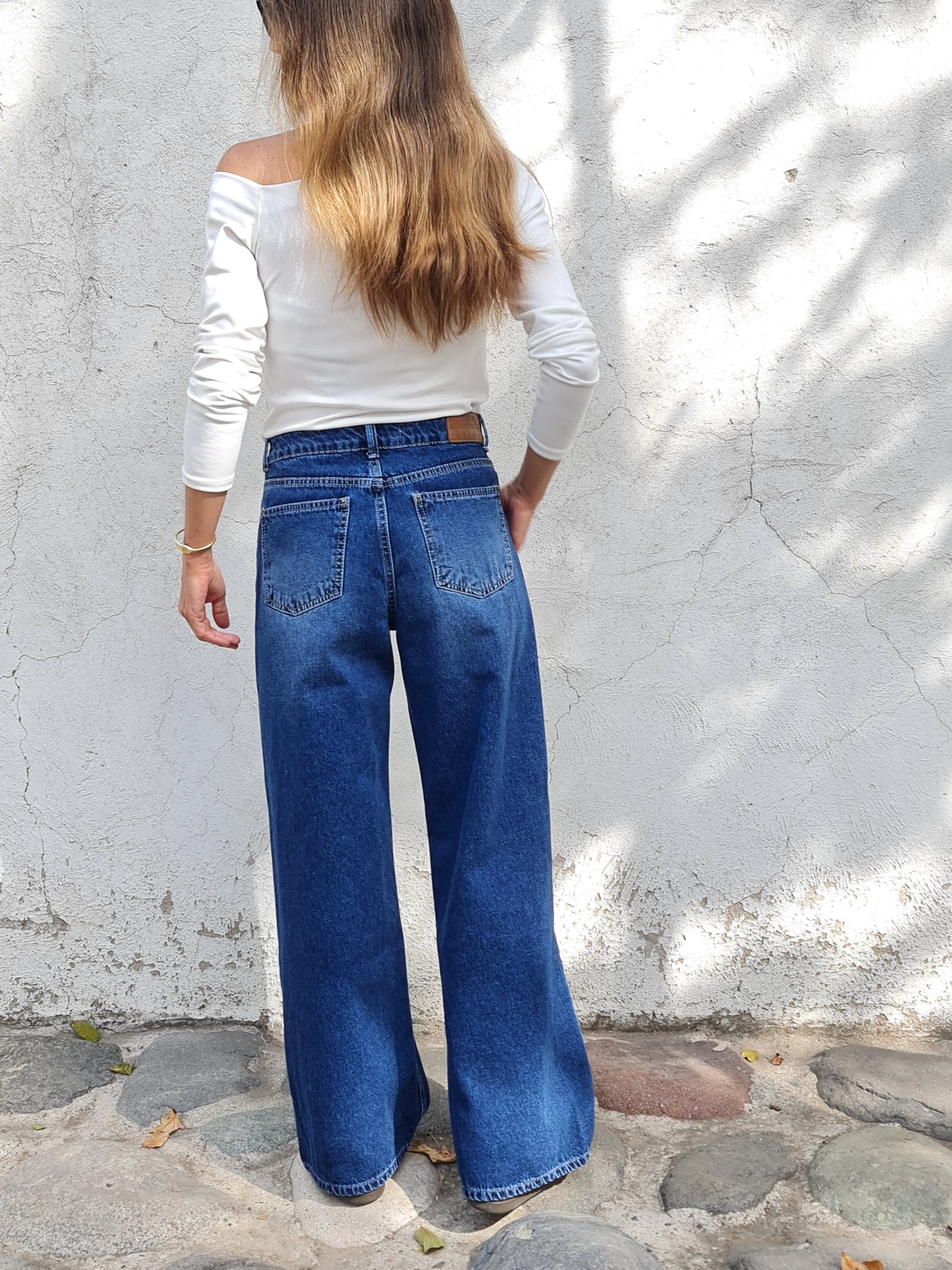 JEANS AGUSTINA AZUL.