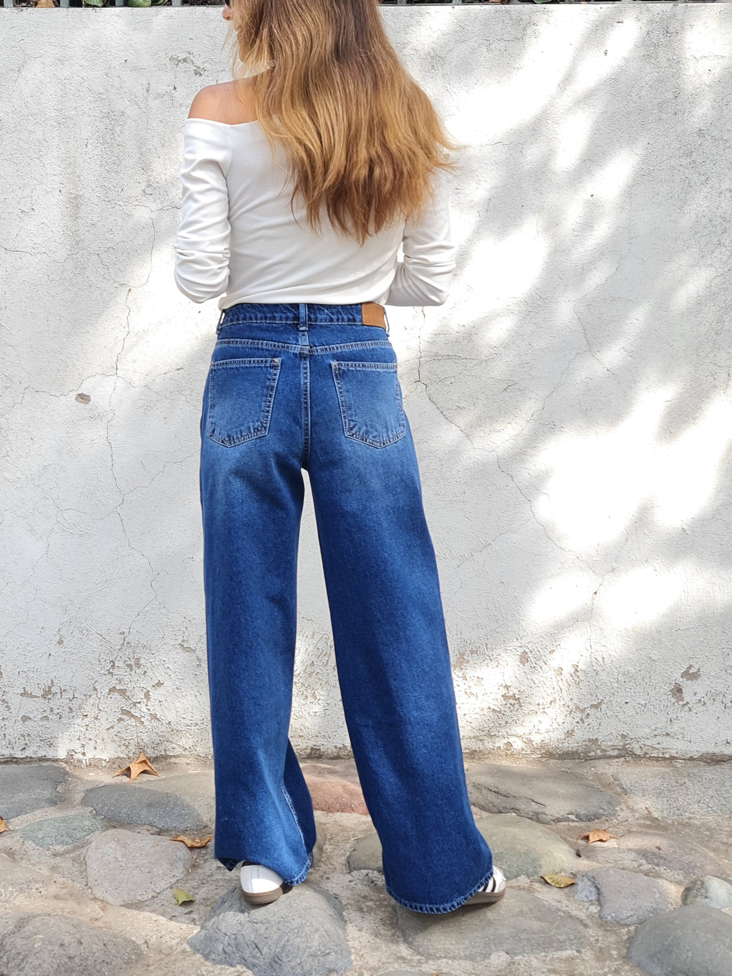 JEANS AGUSTINA AZUL.
