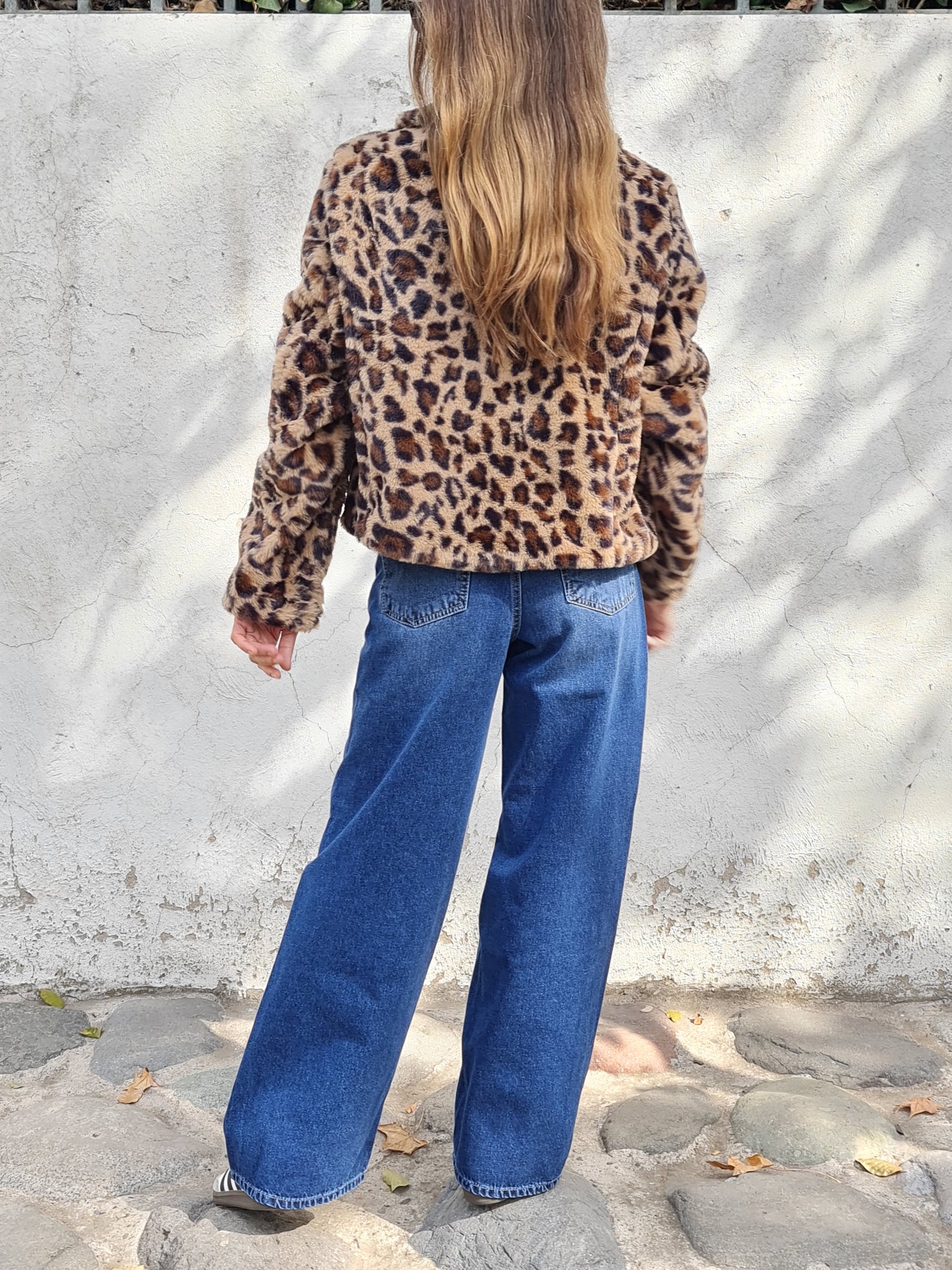 CHAQUETA PIEL PRINT.
