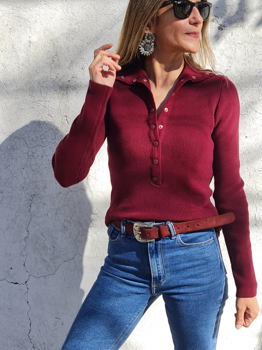 SWEATER MANUELA BURDEO. - Quemepongo