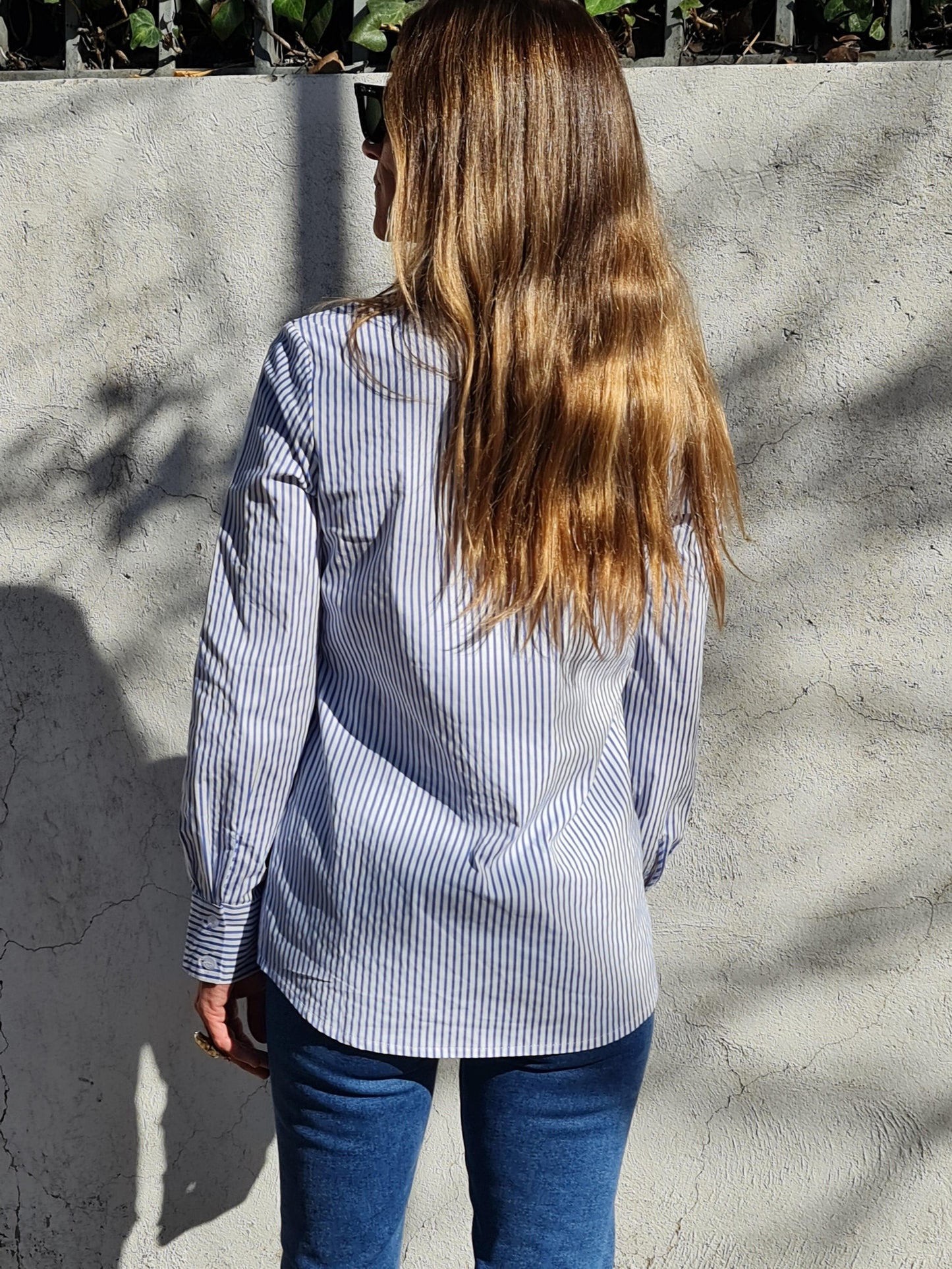 BLUSA PIA RAYADA. - Quemepongo