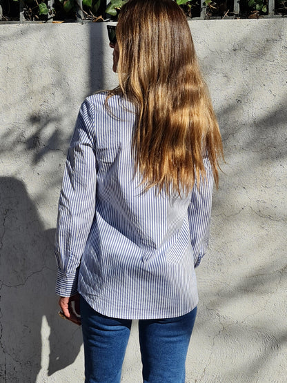 BLUSA PIA RAYADA. - Quemepongo