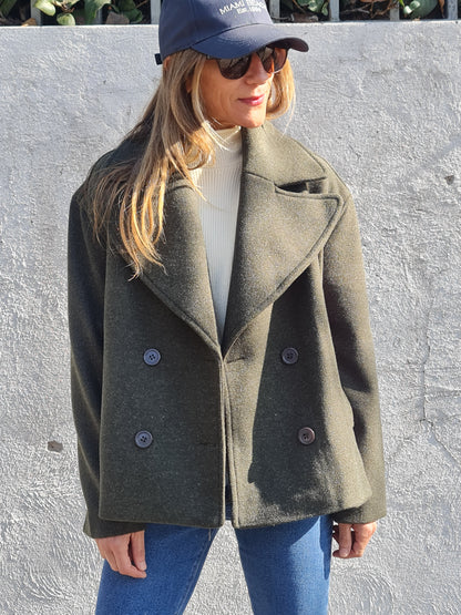 CHAQUETA VICTORIA VERDE MUSGO -10% DCTO.