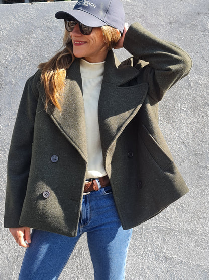 CHAQUETA VICTORIA VERDE MUSGO -10% DCTO.